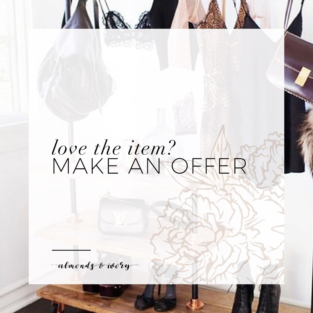 Love the item but not the price? Make me an offer